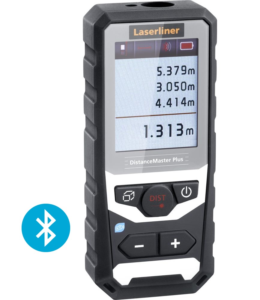 Distanciómetro wincha laser de 100 metros con bluetooth      