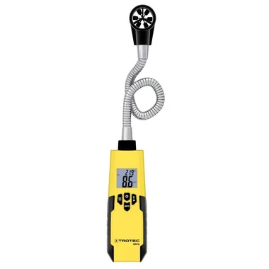 Anemómetro digital  BA16 extensión flexible velocidad del aire, temperatura del aire y flujo